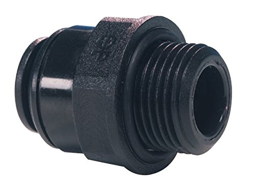John Guest Racor recto macho métrico Tubo 10 mm Rosca 3/8" cilíndrico Paquete de 1 unidad Cover