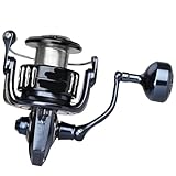 Compatible for TSURINOYA Poseidon Spinning Reel 3000‑7000 5.2:1 12KG Drag Full Metal Saltwater(4000)