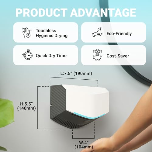 La Mejor review de Secadores de manos Ecoeficientes que Puedes comprar On-line. 30 Imagen adicional
