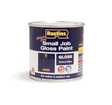 RUSTINS Small Job Gloss Paint Oxford Blue 250ml