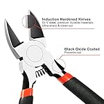BOENFU 6 Inches Wire Cutters Heavy Duty Snips Flush Cut Side Cutters Pliers Metal Cutting Tool for Crafting, Floral, Artificial Flowers, Chicken Wire, Electrical, 1 Pack - Image 4