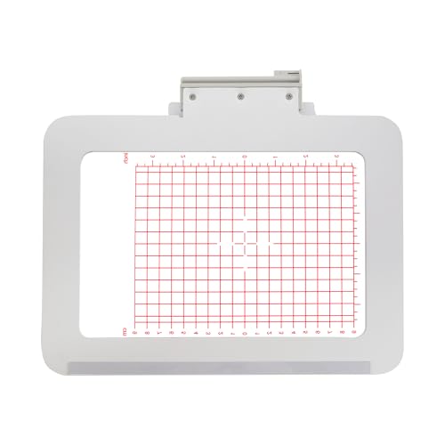 MagnaHoop Magnetic Hoop for Husqvarna Viking Designer Diamond Deluxe Ruby Royale Topaz Pfaff Creative Sensation Vision, Metal Magnet Embroidery Machine Sash Frame (5x7-VK362)