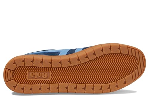 Image of Gola Men's Hurricane Suede Navy /Cornflower /Burgundy /Gum 7 M