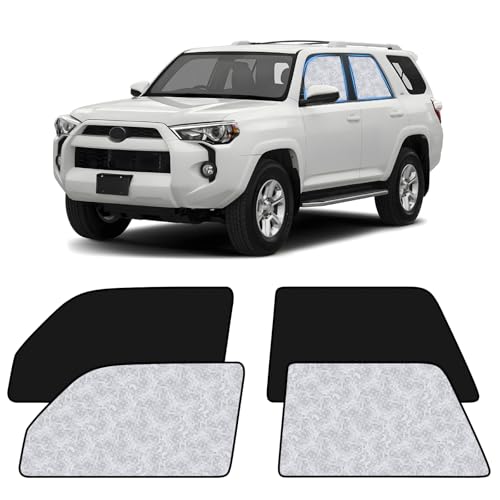 Image of ZATOOTO Car Window Shades for Toyota 4Runner 2017-2024, 4 Pack Custom Fit