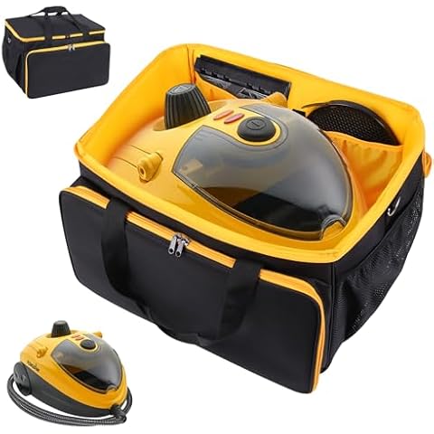 Yumt Adjustable Storage Bag Compatible with Wagner Spraytech C900134 Steamer Portable Steam Cleaner Carry Bag with Extra Pockets for Accessories (Bag Only) Cover