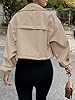Tankaneo Womens Cropped Jacket Zip Up Lightweight ... #3