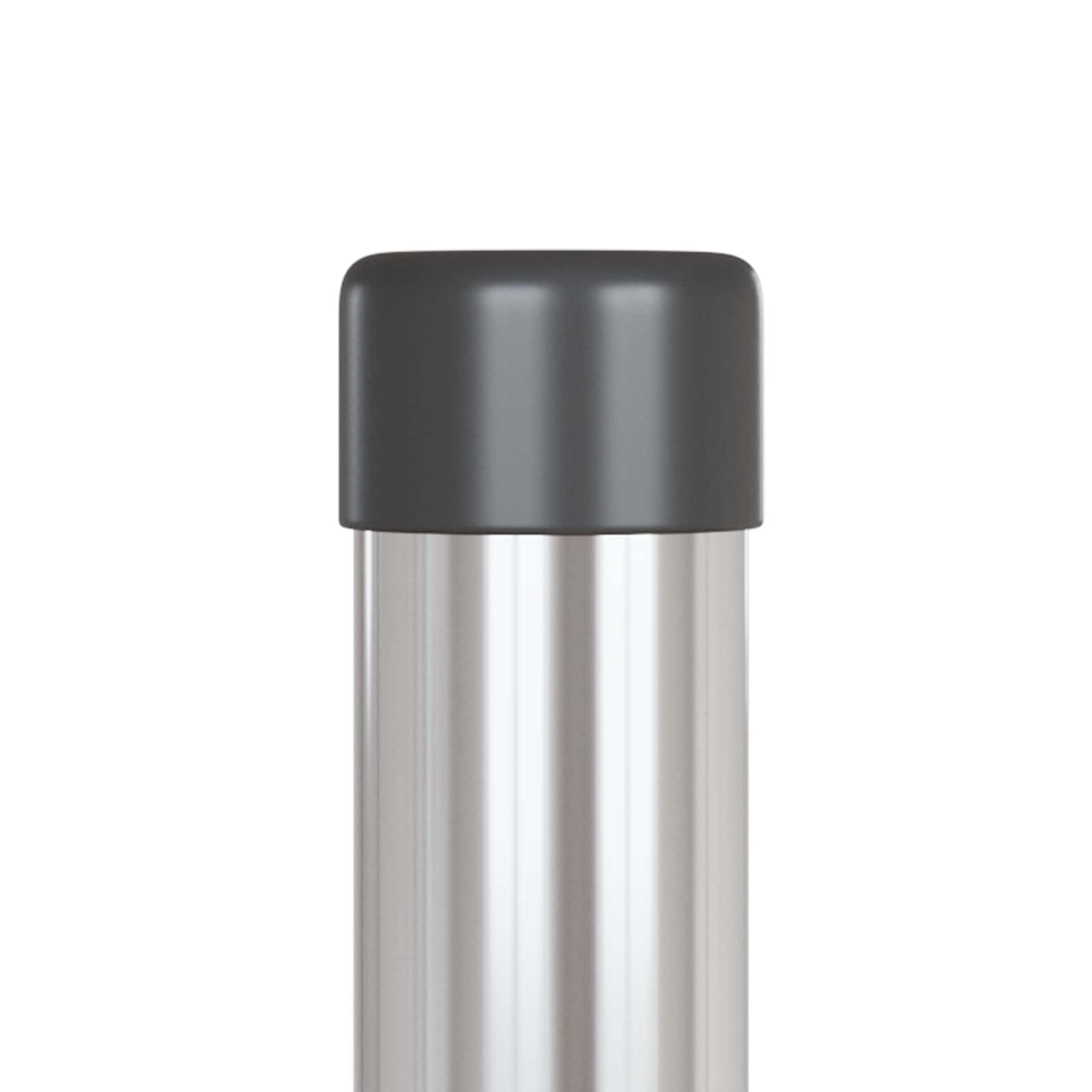 Lot de 12 poteaux de clôture en acier revêtu par pulvérisation de 70 cm de haut, durables, résistants aux intempéries, montage facile pour jardin et terrasse