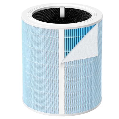 Core 600S Smoke Re-mover Replacement Filter for LEVOIT Core 600S & Core 600S-P Air Purifier, 4-in-1 HEPA Filter and High-Efficiency Activated Carbon, Core 600S-RF-SR, 1 Pack