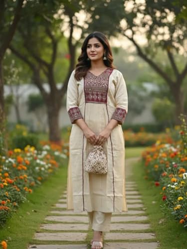 Image of GoSriKi Women's Rayon Straight Printed Kurta Set with Pant & Dupatta | Stylish Women's Kurti Set | Ethnic Wear Suit Set for Women | Daily Kurta Pant Set with Dupatta