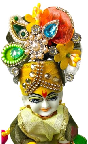 Image of Partish Laddu Gopal Janamashtmi Heavy Dress l Ladoo Gopal Dress l Kanha Ji Dress Size 0 1 2 4 5 6 (Size 2, K)