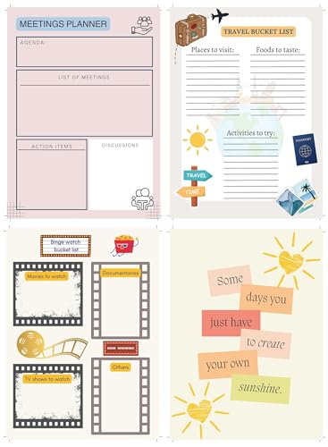 Image of KAANUKA A5 Notebook, 172 Pages, 80 GSM, Ruled, Themed Journals, Notebook For Home, Office, Personal Diary With Trackers, Best For Gifting