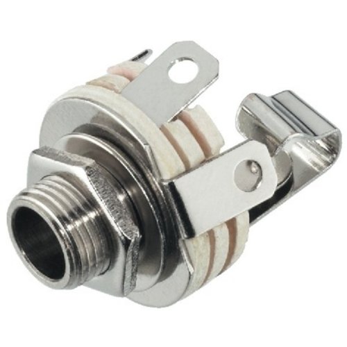 Preisvergleich Produktbild MONACOR t-210 6,3 mm Edelstahl Anschluss (Edelstahl)