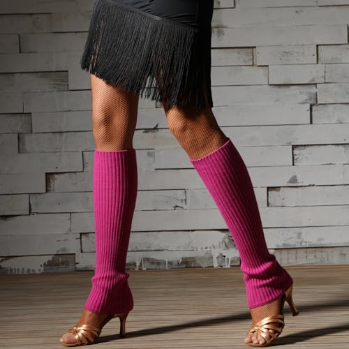 Image of Nanxson Knit Ribbed LegWarmer Women Knit Calf Accessories Leg Sleeves | Solid Neon Boot Socks,Y2K 80s Women's Lolita LegWarmer,Sports Party Yoga Dance Accessories,Winter Ankle Heap Kawaii Sock