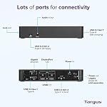 Targus USB-C Double 4K UHD Station d'accueil HDMI/DisplayPort (DV4K) w/100W Puissance