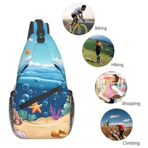 Morrales sling bag unisex ligero para viaje miniatura 6