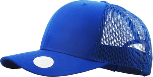 Image of Classic 6 Panel Cotton Twill Mesh Trucker Cap Hat Adjustable Snapback Hat