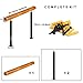 Indoor Stair Railing Kit Wooden & Metal Balustrade Support Post Forged Iron ils Porch Picket Transition Kit with Installation Tools - Safe & Stylish Solution