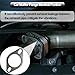 2.5“ Exhaust Flange Gasket, 2 Pcs Exhaust Pipe Gaskets, Car Muffler Flange Manifold Catalytic Converter Seal Connector Accessories for Car, Truck