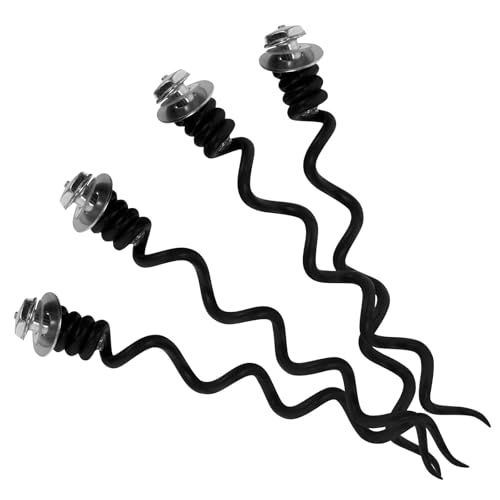 JECOMPRIS Kit de 4 Embouts Spiralés en Métal pour Tire-bouchon, Pièces de Rechange Précises Compatibles Ouvre-bouteille Vin et Bière, Accessoire de Réparation Solide pour Usage Cuisine