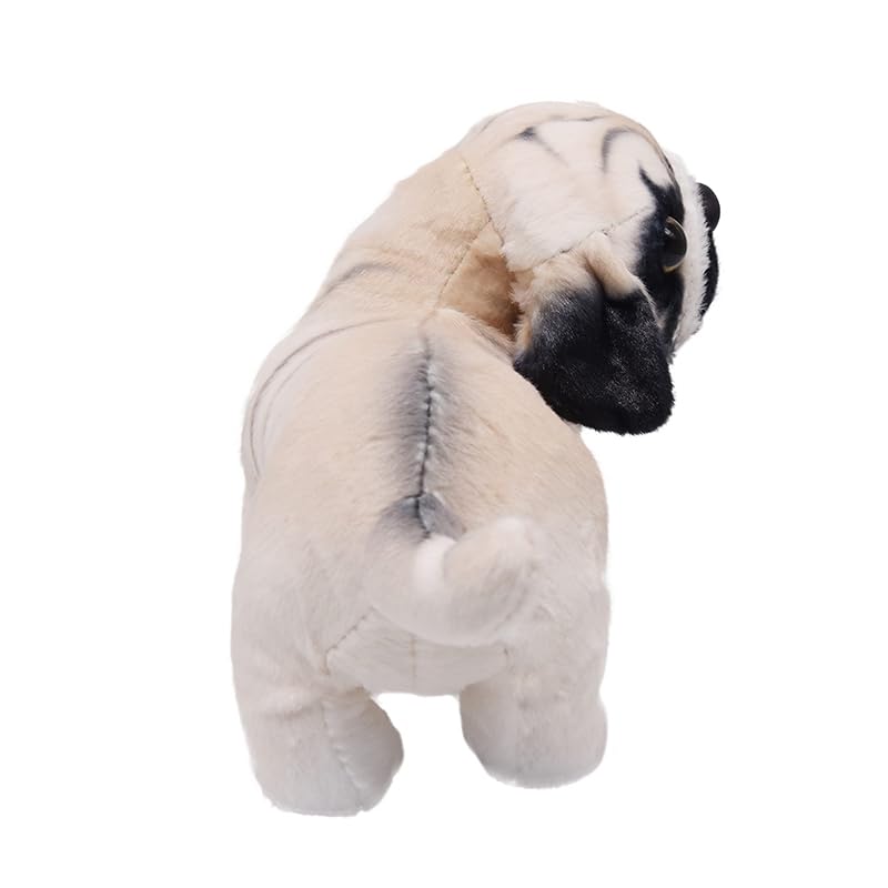 Amazon.co.jp: ぬいぐるみ パグ犬 動物 本物そっくり アニメーション