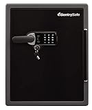 SentrySafe Fire and Water Safe, XX Large Touchscreen Safe with Dual Key Lock and Alarm, 2.05 Cubic F