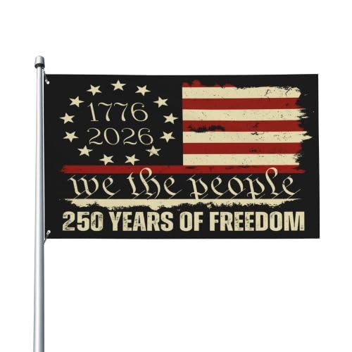 1776 2026 flags American Anniversary 250years flags Patriotic 3x5 Ft Yard Sign Banner