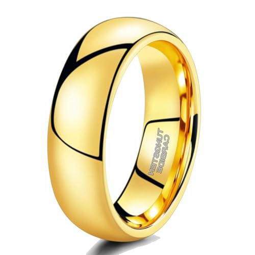 Bague couple acier tungstène noir anneau alliance mariage classique courbe 4mm 6mm 8mm