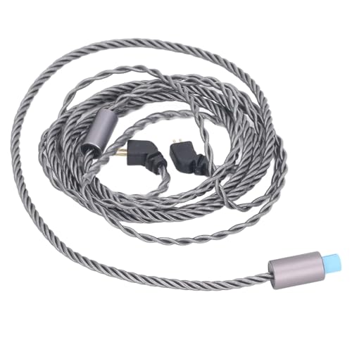 2 Pin Plug Upgrade Cable, 0.78mm 3.5mm 2.5mm 4.4mm, Wide Compatibility, 120cm, Low Noise, Clear Sound, Replacement