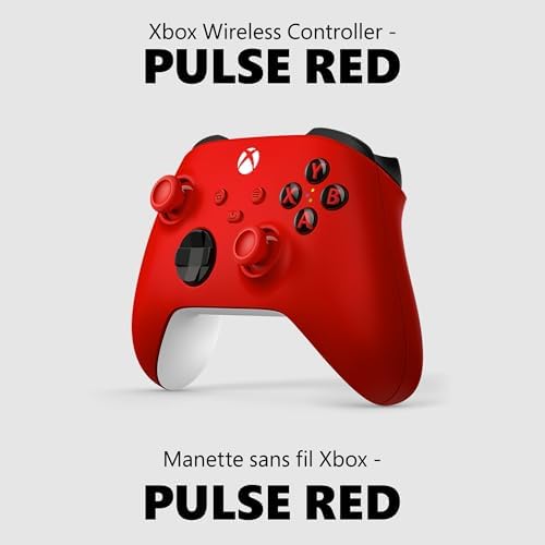 XBOX Core Wireless Gaming Controller β Pulse Red for Series X|S, One, Windows PC, Android, and iOS - 1