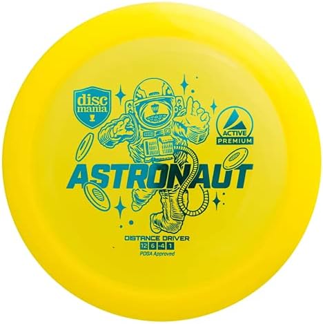 Discmania Active Premium Astronaut Disc Golf Distance Driver 165-176g – Colors Will Vary - High Speed Disc Golf Driver