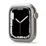 【Ringke】Apple Watch 9 / 8 / 7 45mm ケース BEZEL STYLING 変色防止 耐衝撃 超薄型 保護ケース ステンレス製 メタリック アップルウォッチ ウルトラ 9 / 8 / 7 45mm スマートウォッチ メタリックケース - Silver 45-09