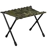 ACEXIER Outdoor Aluminiumlegierung Klappstuhl Tragbare Taktische Camping Sitz Angeln Hocker Mond Stuhl Picknick Wandern Hocker Leicht (ODCP)