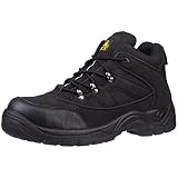 Amblers FS151 Herren Schnürschuhe Sicherheitsstiefel Arbeitsschuhe Stiefeletten Schwarz EUR 47