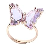 schmetterling ring Es ist ein perfektes Geschenk für Muttertag, Valentinstag, Hochzeit, Weihnachten, Geburtstage, Verlobung oder Abschlussfeier