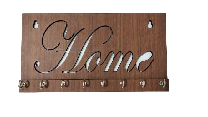 My Dream Carts Wall Mounted Key Holder for Home Decor Wooden Key Stand Modern Handicraft Key Chain Hanger Unique Key Organizer Decorative Keys Hanger Best Key holder for Wall of Office, House 8 Hooks (B0BR9ZGRKJ) Amazon Price History, Amazon Price Tracker