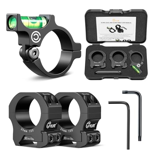 CVLIFE Scope Level, 30mm Scope Rings 1 in Ring Center Height for Tubes - image 1