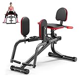 Hüft- und Beinabduktoren-Fitnessgeräte,Po Trainer für Zuhause, Beinpresse für Zuhause mit Einstellbarer Intensität,Gesäß- und Gesäßformung (schwarz)