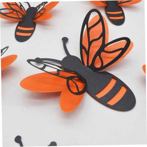 KICHOUSE adhesivos de pared 3D abeja juego de 12 miniatura 7