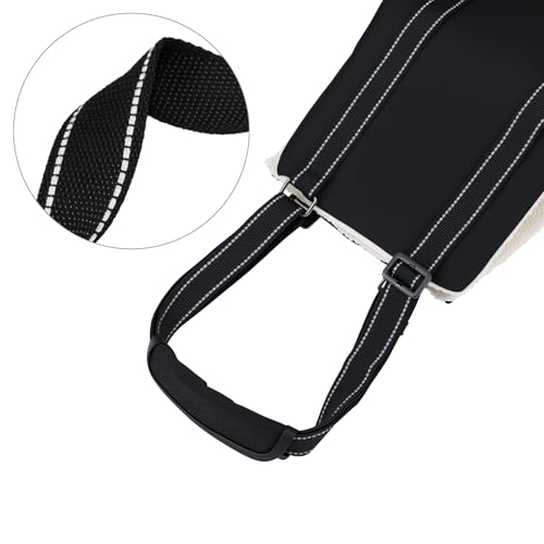 QWORK® Hundegeschirr Einstellbar (L), Hund Tragehilfe Tragegurt Hund Hinten Lift Support Geschirr für Behinderte, Verletzte, Ältere Hunde