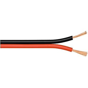 Loudspeaker Cable CCA 0.75 mm  10 m Roll Red / Black