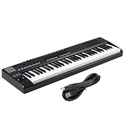 Clavier Piano 61 Portable 61-clé USB MIDI Contrôleur du Clavier 8 RVB Tampons De Déclencheurs Arrière Colorés - Les Beatles, Paul McCartney, John Lennon, RIngo Starr, George Harrison Clavier Piano 61 Portable 61-clé USB MIDI Contrôleur du Clavier 8 RVB Tampons De Déclencheurs Arrière Colorés – Image 6