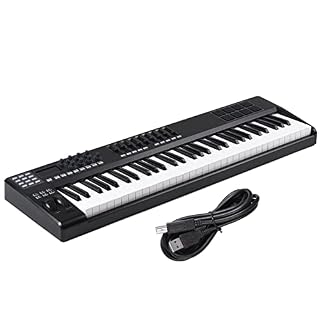 Clavier Piano 61 Portable 61-clé USB MIDI Contrôleur du Clavier 8 RVB Tampons De Déclencheurs Arrière Colorés - Les Beatles, Paul McCartney, John Lennon, RIngo Starr, George Harrison Clavier Piano 61 Portable 61-clé USB MIDI Contrôleur du Clavier 8 RVB Tampons De Déclencheurs Arrière Colorés – Image 6