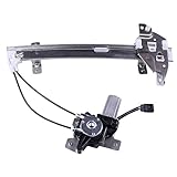 Power Window Lift Regulator on Rear Left Drivers Side with Motor Assembly Replacement for 1997-2005 Buick Century 1997-2004 Buick Regal 1998-2002 Oldsmobile Intrigue