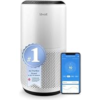 LEVOIT Air Purifiers for Large Home Bedroom 166m&sup2;, CADR 400m&sup3;/h, Alexa Enabled, Filter with PM2.5 Intelligent Air Quality Sensor, Auto Mode,, Removes Pollen Allergy Dust Smoke Pet