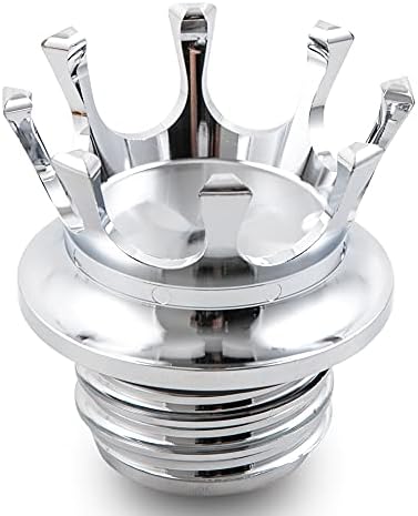 Jeu de bouchons de réservoir essence Live to ride chrome et or Softail 1340