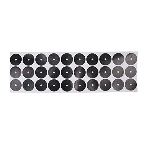 LGB 30PCS/Sheet Round Black Spot Stickers Table Spots Billiard Table Accessory 3cm 1