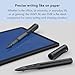 Lamy AL-star EMR black (POM tip) - Stylus Pen for many Android devices - Touchscreen pen with ergonomic grip - precise writing & drawing on digital media - with function button