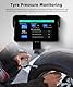 VECHTEL Kabelloser CarPlay Bildschirm 5 Zoll für Motorrad-Tragbares CarPlay & Android Auto,Wasserdichter Touchscreen mit Dual-Bluetooth,NAV/Siri Assistant/12V,Unterstützt Reifendruckkontrolle