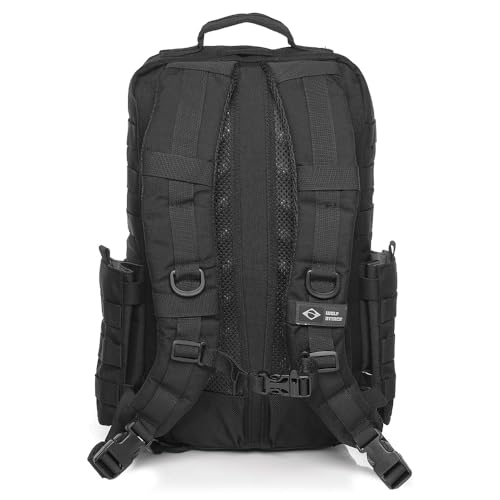 Mochila Militar Wolf Attack M4 Preta - Cordura® 1000D