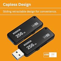 USB-Flashdrive 256 GB USB3.0 Kioxia TransMemory U365, LU365K256GG4, schwarz – Ansicht 2